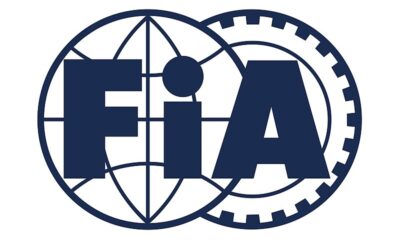 Logo officiel de la FIA, organisme régulateur des compétitions automobiles, y compris la F1.