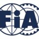 Logo officiel de la FIA, organisme régulateur des compétitions automobiles, y compris la F1.