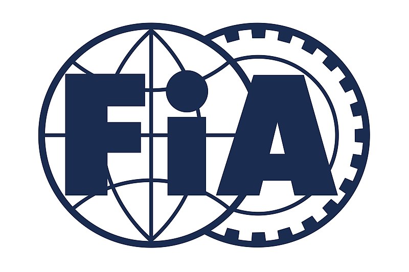 Logo officiel de la FIA, organisme régulateur des compétitions automobiles, y compris la F1.